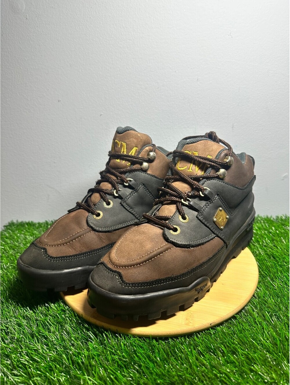 MCM Vintage 90s LowTop Suede Leather Hiking Boots Size 7